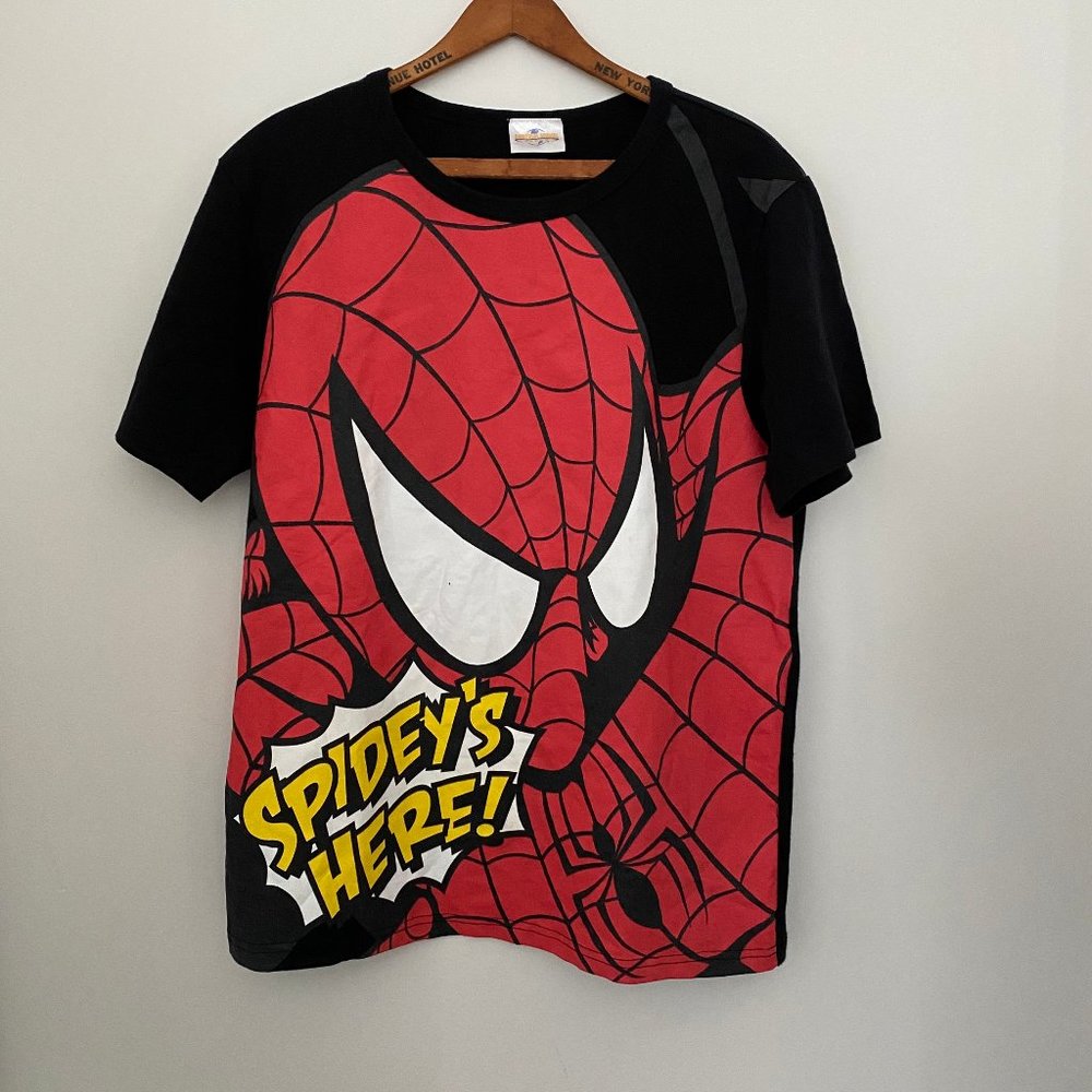 Universal Studios Japan Marvel Comics Spiderman AOP all over print tshirt